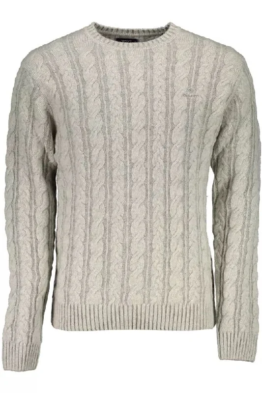 trendy sweater for women-Gant Elegant  Wool-Blend Men's Sweater