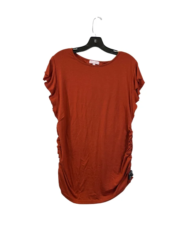 soft short sleeve t-shirt for casual wear -Maternity Top Short Sleeve By bhome  Size: Xl