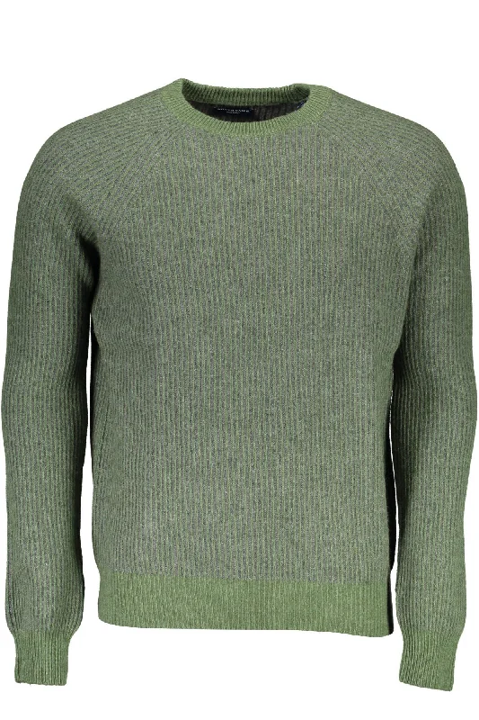 ribbed knit sweater for men-North Sails Eco-Conscious Wool-Blend  Men's Sweater