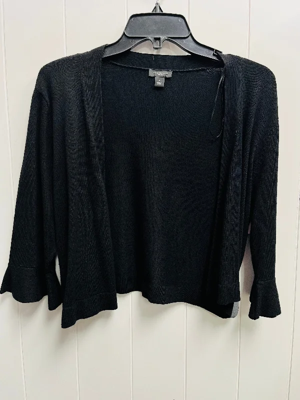 short sleeve top for summer evenings -Sweater Cardigan By Ann Taylor In Black, Size: M