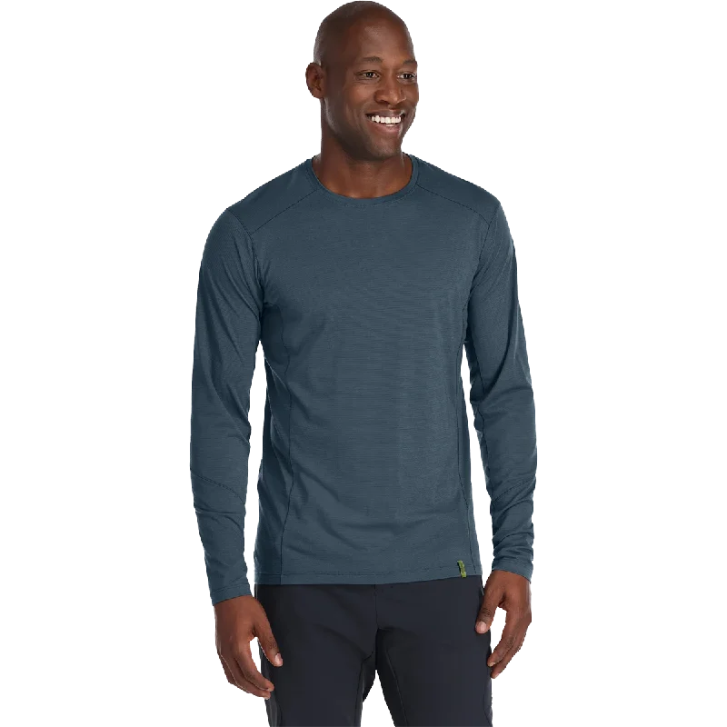 comfortable fit short sleeve shirt -Syncrino Base Long Sleeve Tee