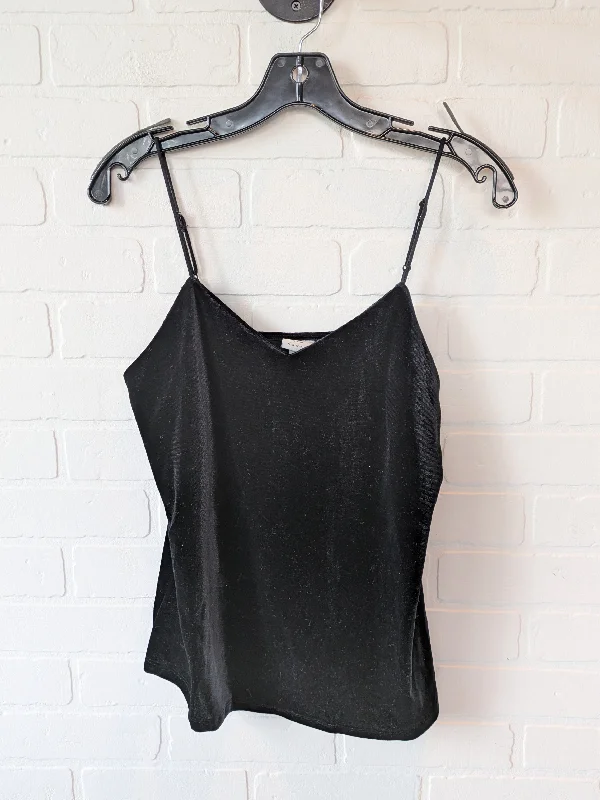 short sleeve t-shirt with retro print -Top Cami By A New Day In Black, Size: Xs