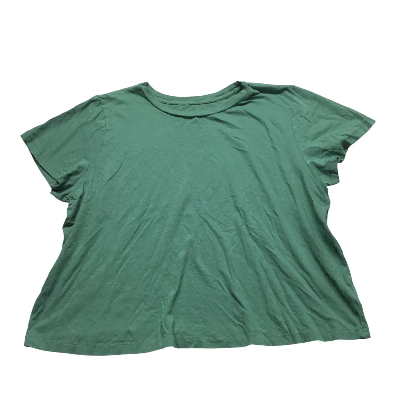 sporty short sleeve shirt for kids -Top Short Sleeve Basic By Universal Thread In Green, Size: Xxl