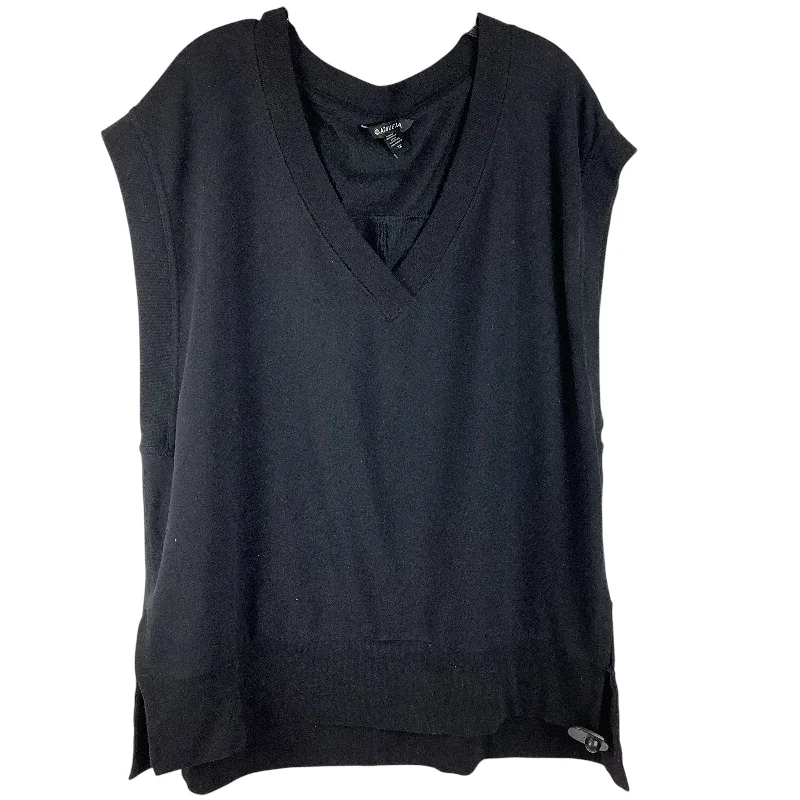 high-end short sleeve shirt for casual events -Top Sleeveless By Athleta In Black, Size: 1x