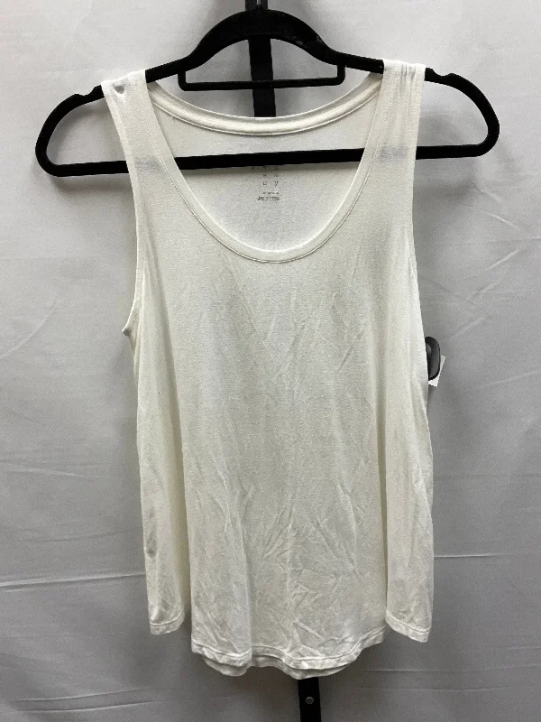 short sleeve t-shirt for light outdoor activity -White Top Cami A New Day, Size Xs