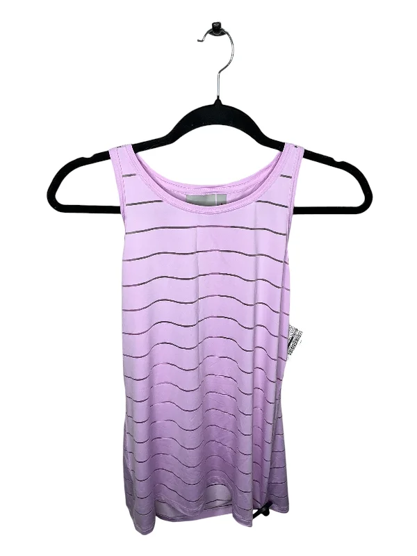 short sleeve t-shirt with bold graphics -Athletic Tank Top By Athleta In Purple, Size: S