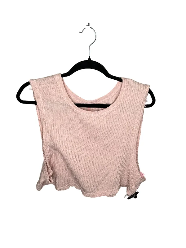 trendy graphic t-shirt for school -Athletic Tank Top By Free People In Pink, Size: L