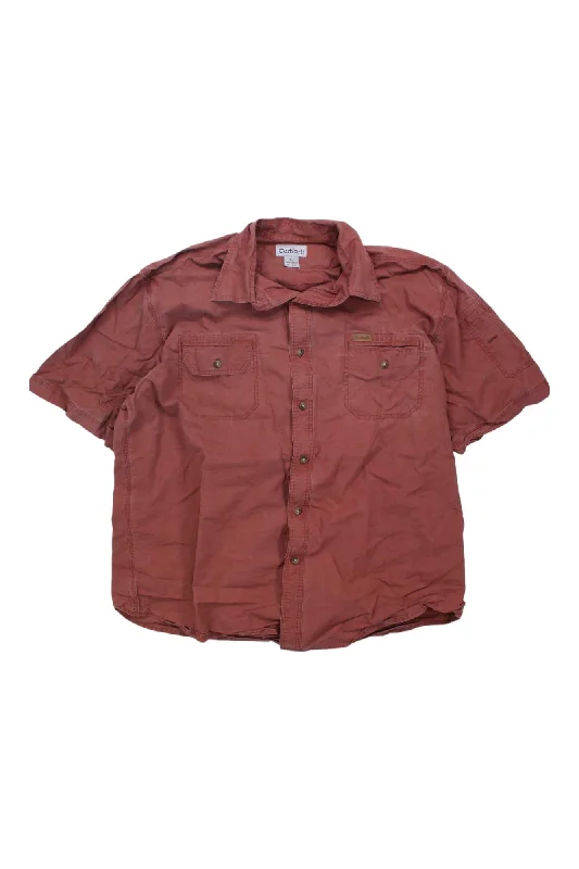 dress shirt with cufflinks -Carhartt Mens Ripstop Cotton Work Shirt