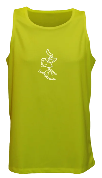 relaxed short sleeve shirt for work -Men's Reflective Tank - 2 Speeds Rabbit