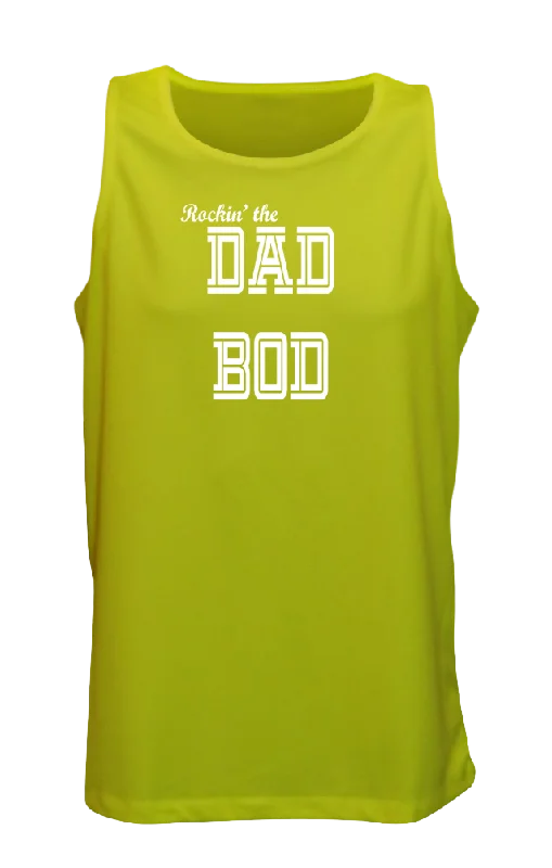 slim fit short sleeve t-shirt for outdoor sports -Men's Reflective Tank - Rockin' The Dad Bod