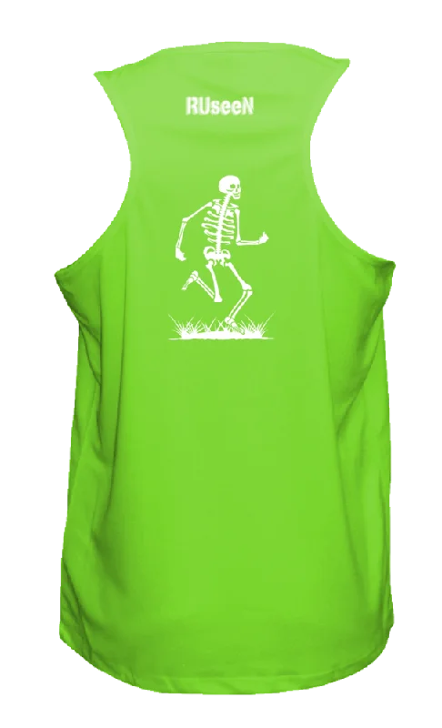 short sleeve graphic t-shirt for casual style -Men's Reflective Tank Top - Skeleton