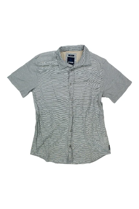 casual shirt for hiking -Prana Mens Pikeville Shirt-Slim