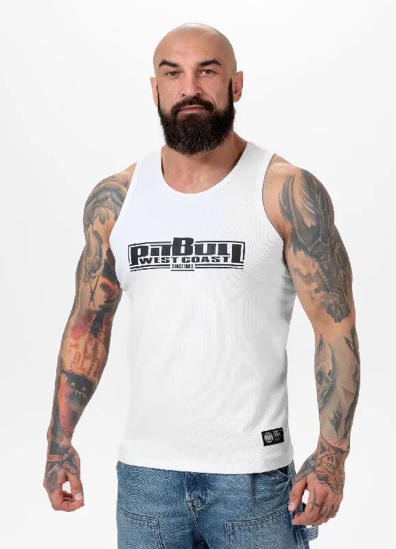 relaxed short sleeve shirt for work -Tank Top Rib Classic Boxing