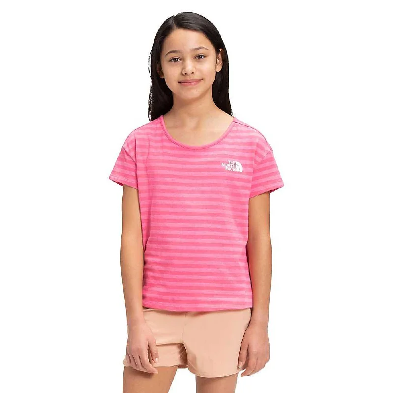 stylish dress shirt -The North Face Girls' Tri-Blend SS Tee