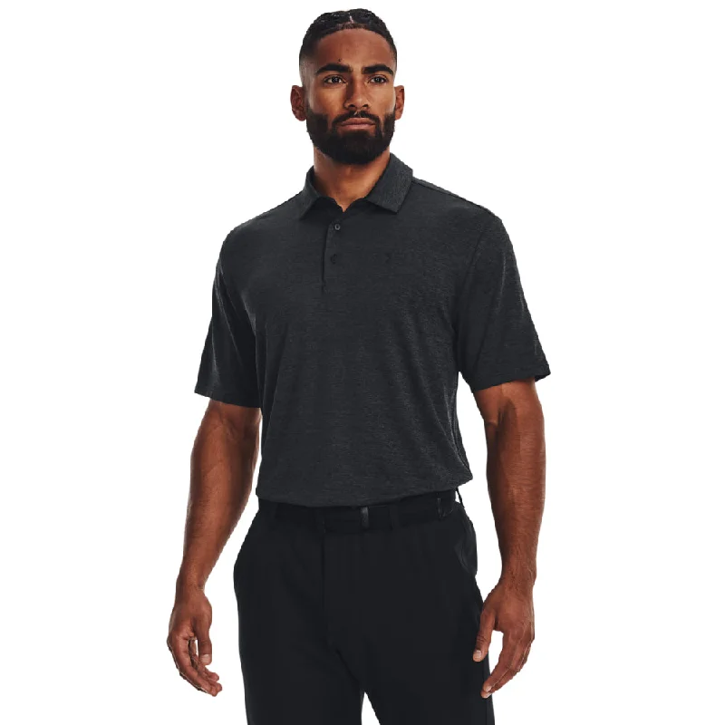 high-performance short sleeve t-shirt for sports -'Under Armour' Men's Playoff 3.0 Polo - Black