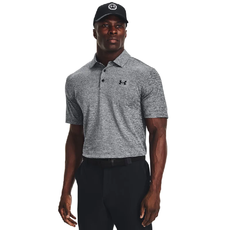 short sleeve t-shirt with subtle patterns -'Under Armour' Men's Playoff 3.0 Polo - Black / White