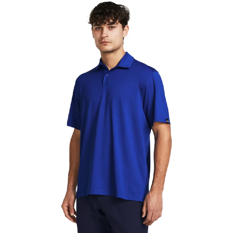 loose short sleeve cotton shirt -'Under Armour' Men's T2G Solid Polo - Royal