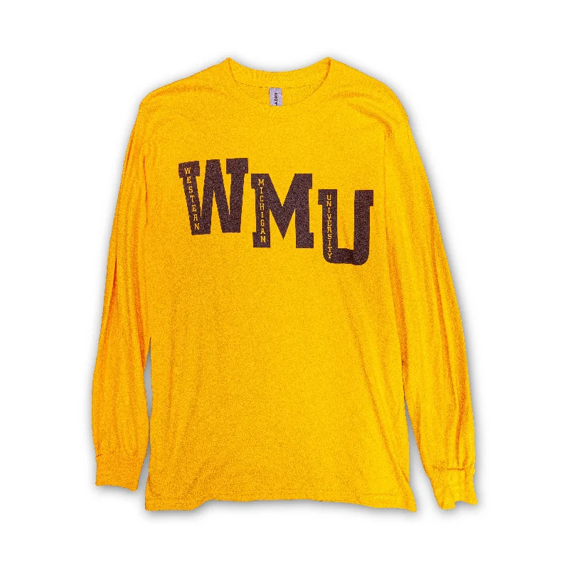 short sleeve tie-dye t-shirt -Cut Out WMU Long Sleeve T