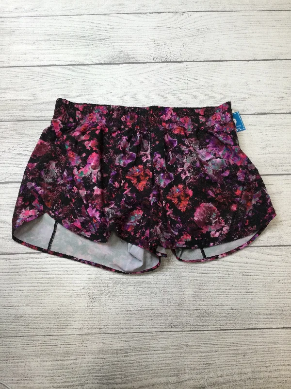 fleece sweatpants for winter -Athletic Shorts By Lululemon In Floral Print, Size: 16