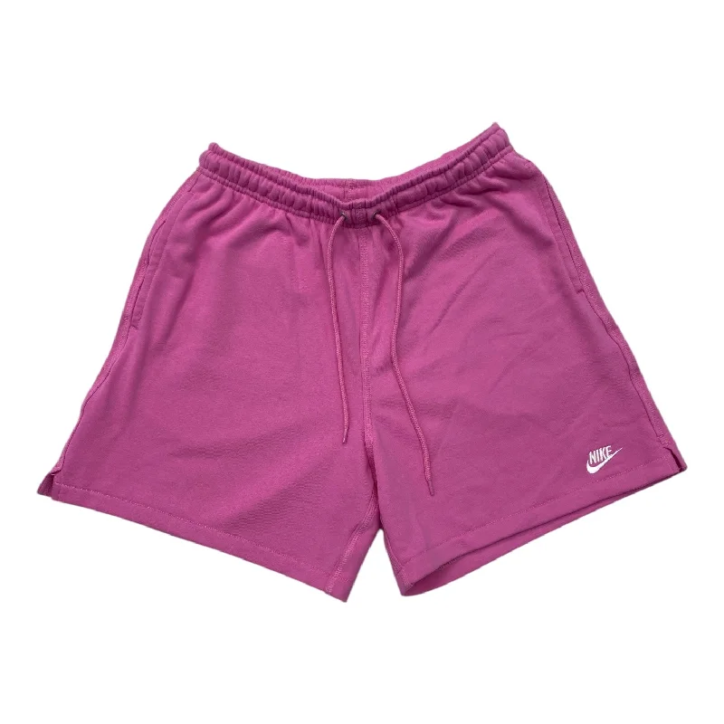 tailored fit pants for women -Athletic Shorts By Nike In Pink, Size: S