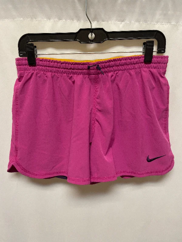 breathable running pants for women -Athletic Shorts By Nike In Pink, Size: S