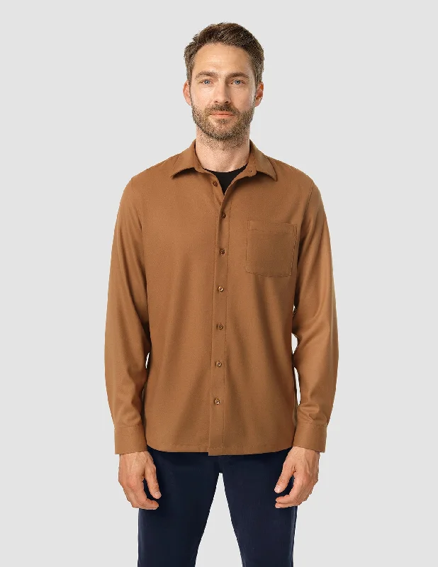 women’s shirt for casual wear -Casual Shirt Camel