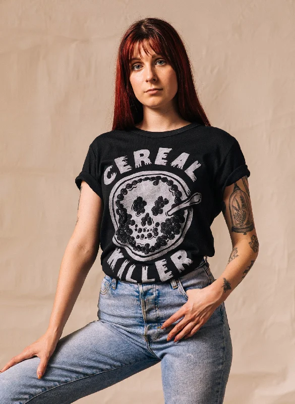 short sleeve t-shirt with subtle patterns -Cereal Killer Tee