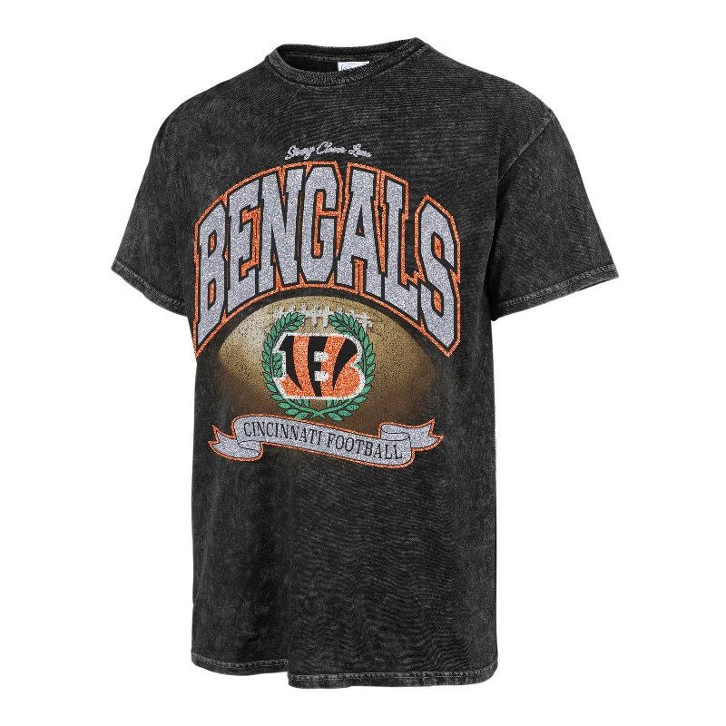 simple short sleeve shirt for casual Fridays -CINCINNATI BENGALS STONEY CLOVER LANE X '47 TUBULAR TEE