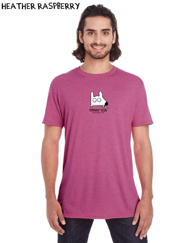 short sleeve t-shirt for casual outfits -Classic Logo - Raspberry or Pink