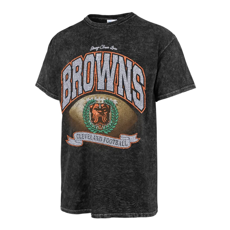 relaxed short sleeve shirt for work -CLEVELAND BROWNS STONEY CLOVER LANE X '47 TUBULAR TEE