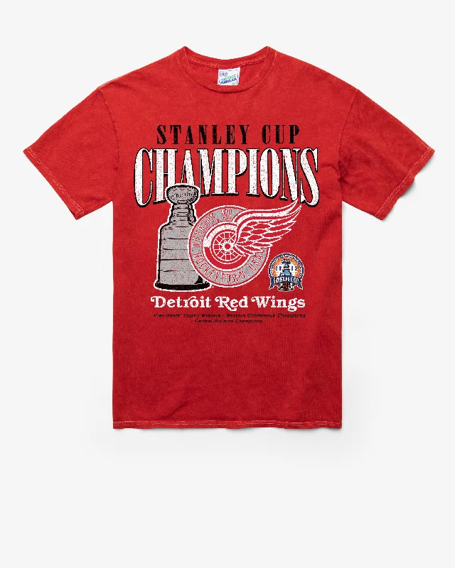 high-end short sleeve shirt for casual events -DETROIT RED WINGS VINTAGE STANLEY LOCKER VINTAGE '47 TUBULAR TEE