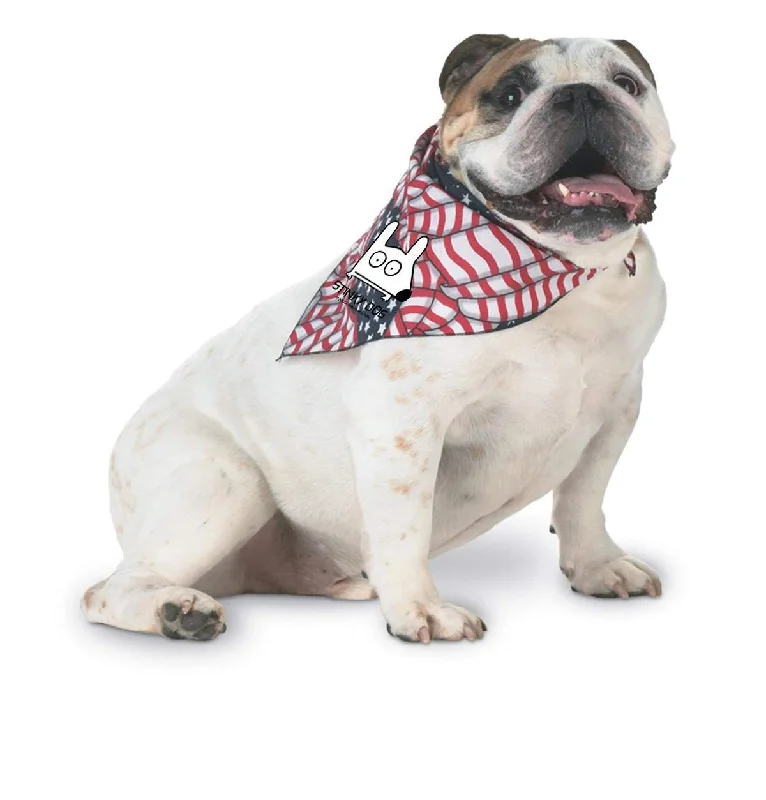 casual graphic short sleeve shirt for men -Dog Bandanas