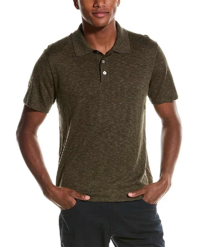 short sleeve top for hot summer days -Grayers Cloud Polo Sweater