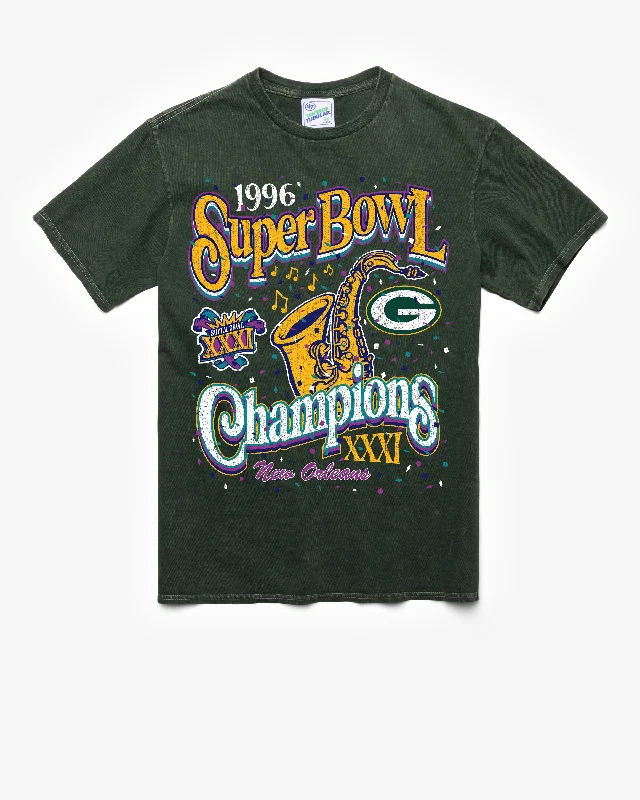 relaxed short sleeve shirt for work -GREEN BAY PACKERS SB GRIDIRON LOCKER '47 VINTAGE TUBULAR TEE