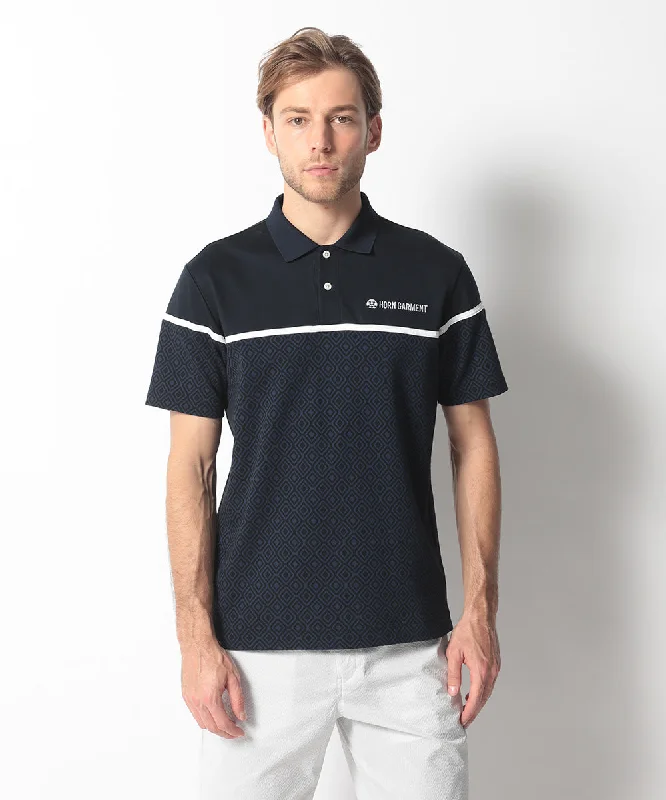 short sleeve t-shirt for light exercise -Men's Sand's Polo Navy