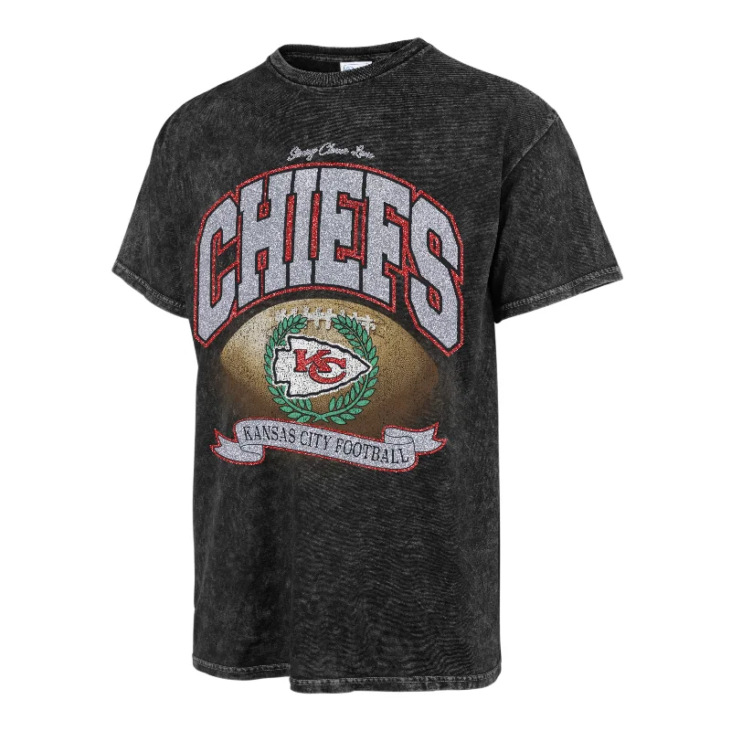 comfy short sleeve t-shirt for sports -KANSAS CITY CHIEFS STONEY CLOVER LANE X '47 TUBULAR TEE