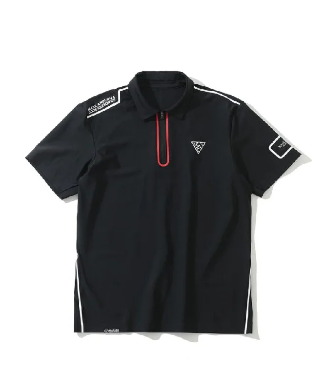 short sleeve shirt with abstract print -Men's Polo Cd8-tzp Black