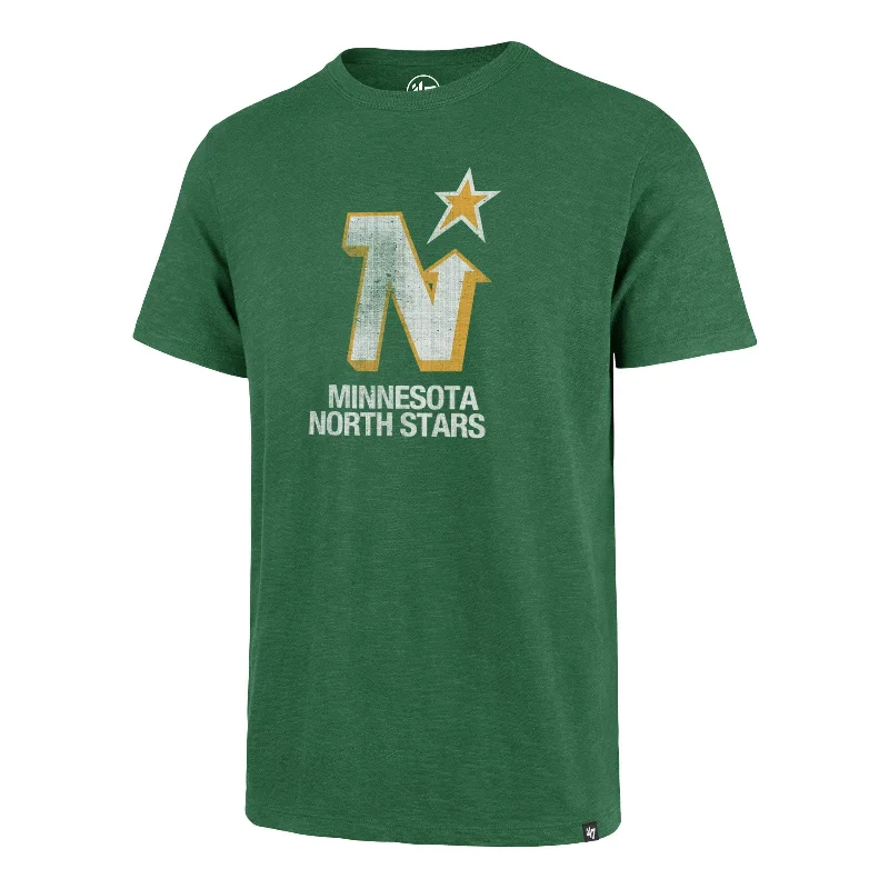 short sleeve t-shirt with retro print -MINNESOTA NORTH STARS VINTAGE '47 SCRUM TEE