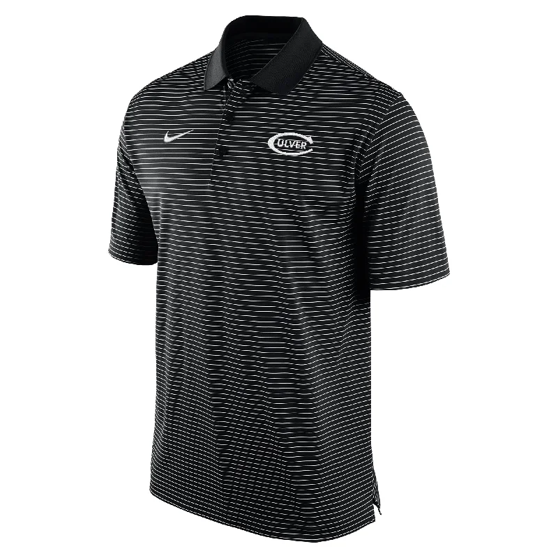 short sleeve t-shirt with bold graphics -Nike Stadium Stripe Polo - Black