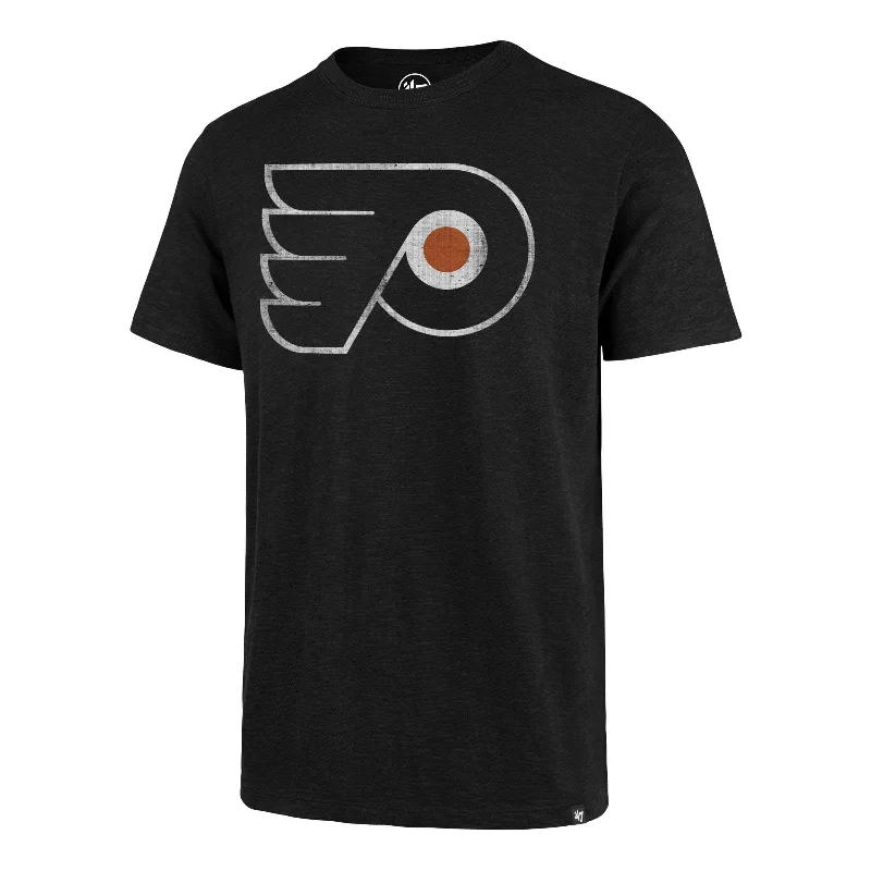 sporty short sleeve t-shirt with designs -PHILADELPHIA FLYERS GRIT '47 SCRUM TEE