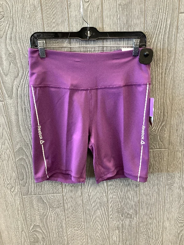 lightweight travel pants -Purple Athletic Shorts Reebok, Size L