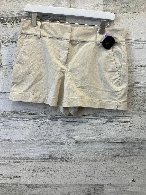 men's zip pants -Tan Shorts Loft, Size 4