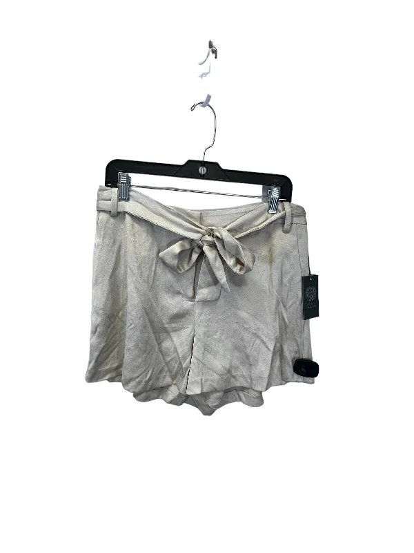 high-rise pants for women -Tan Shorts Vince Camuto, Size M