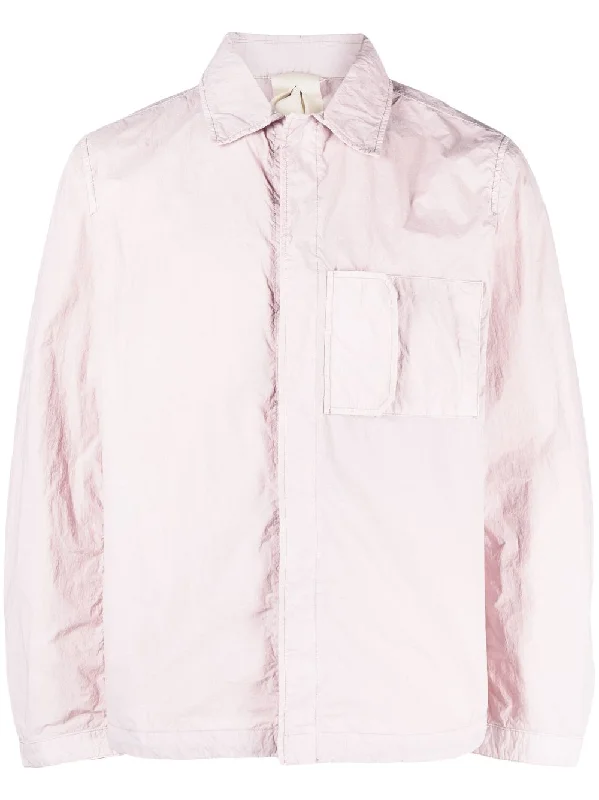 black floral blouse -Ten C Men's Shirts Lilac