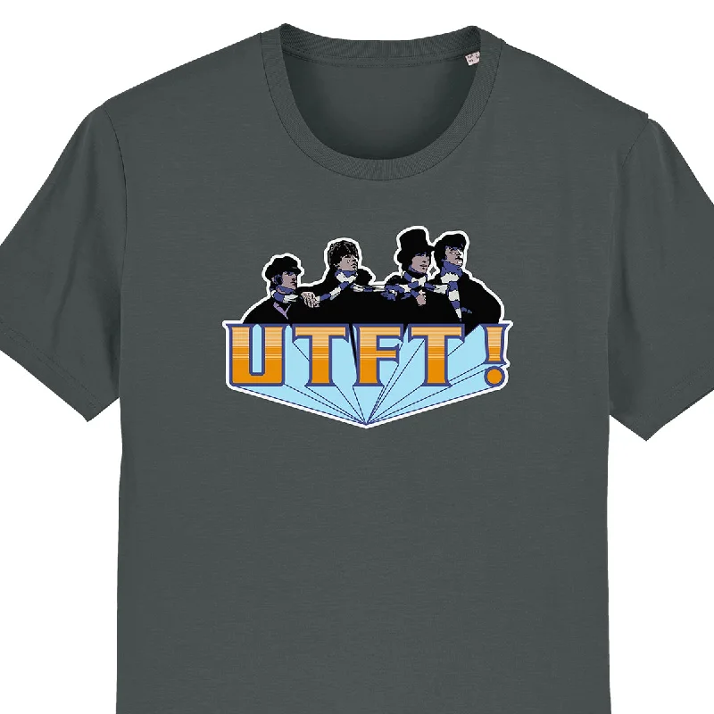 short sleeve cotton shirt with creative print -UTFT Fab 4 Tee