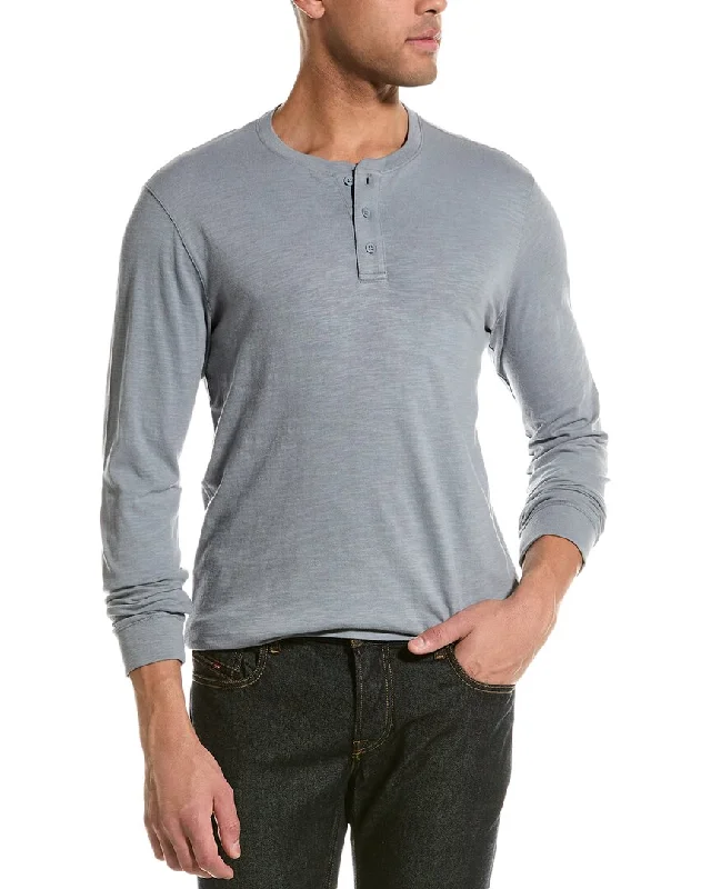 sleek dress shirt for men -Vince Slub Henley