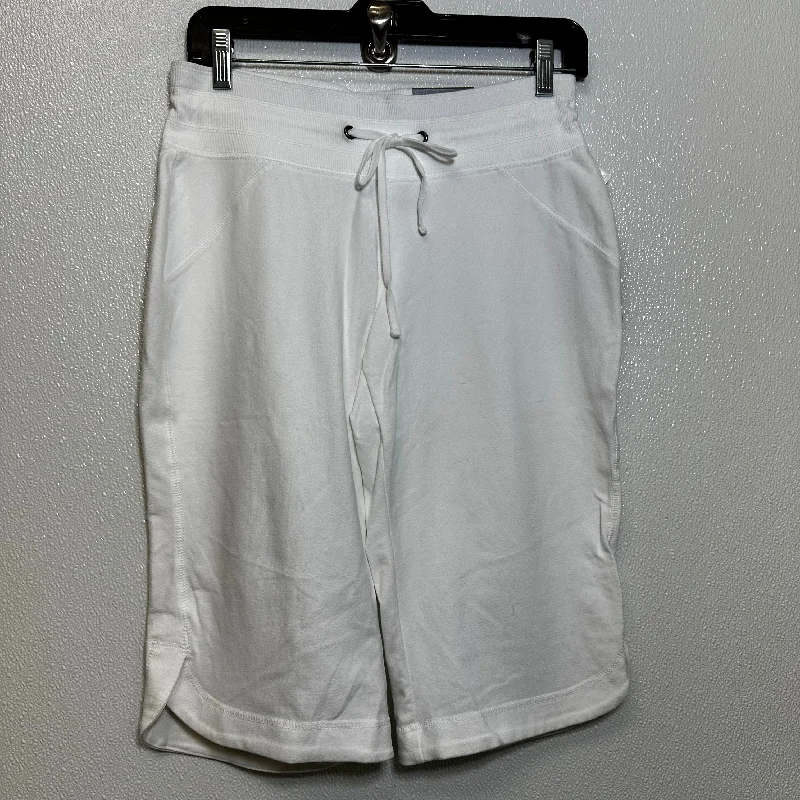 relaxed fit pants for men -White Athletic Shorts Tek Gear, Size S