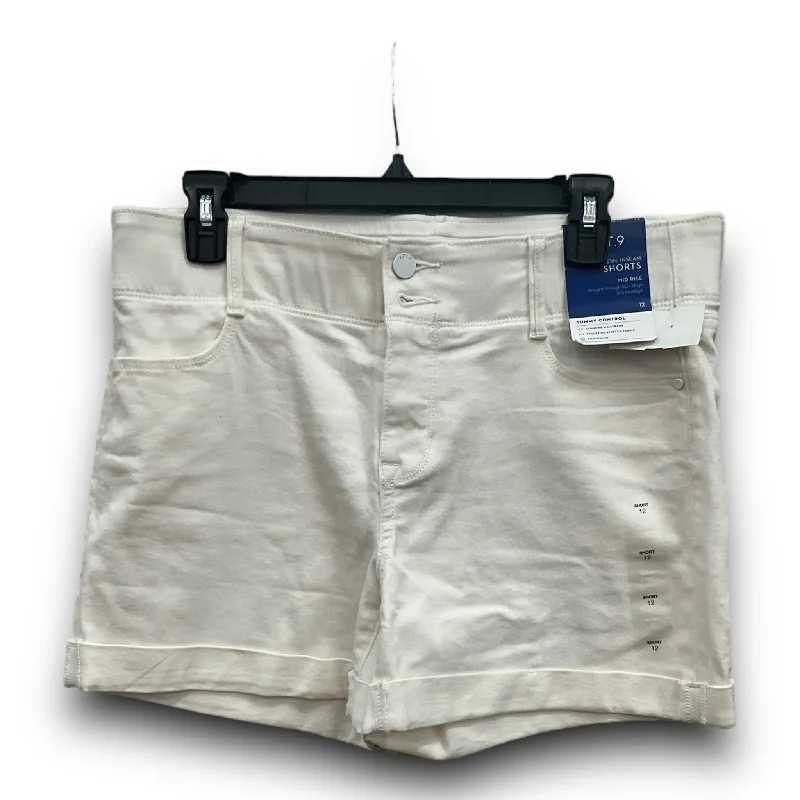 warm fleece pants for men -White Shorts Apt 9, Size 12