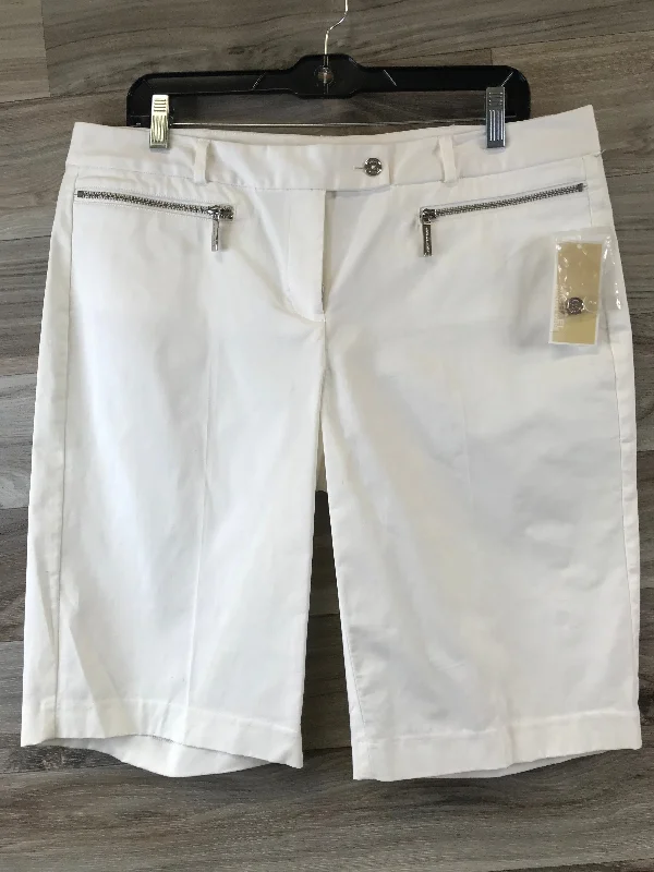 casual workout pants -White Shorts Michael By Michael Kors, Size 12