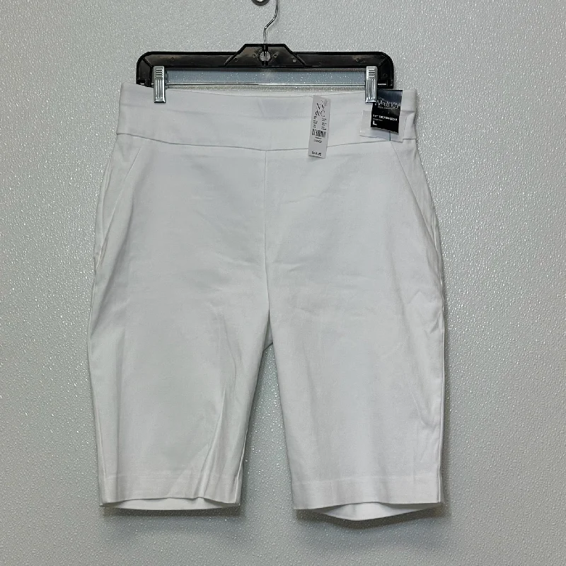 luxurious leggings for women -White Shorts New York And Co O, Size L